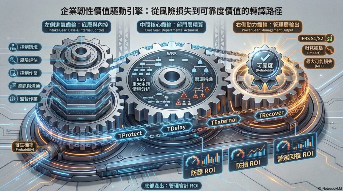 企業韌性價值引擎:從風險損失到可靠度價值的轉譯路徑